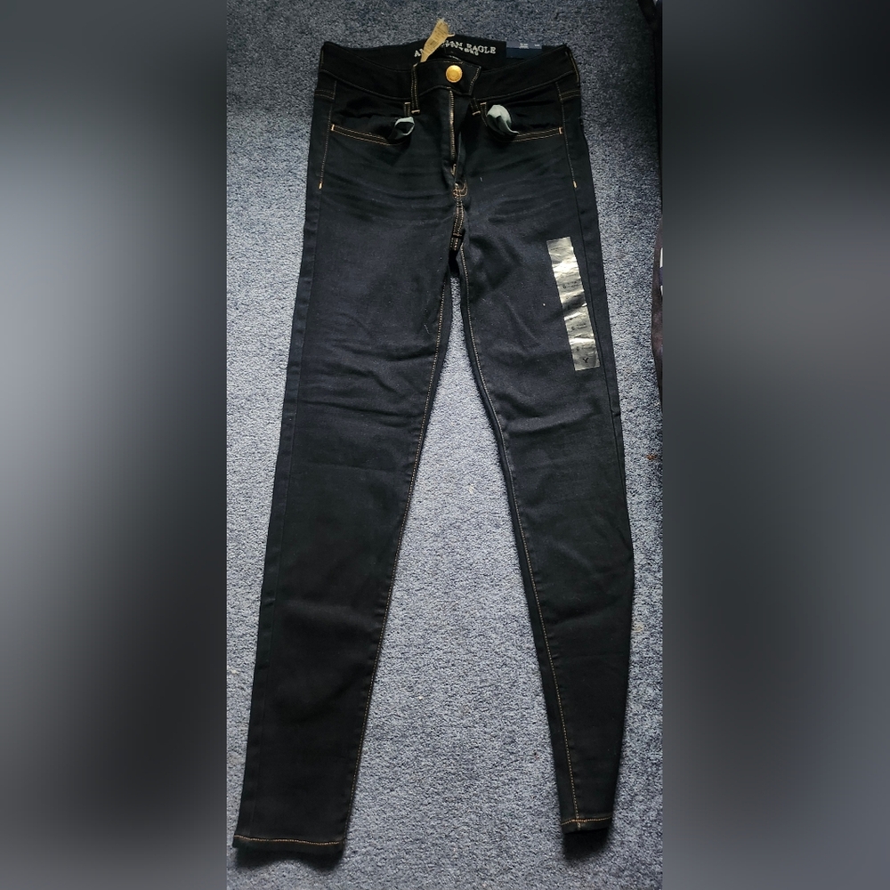 Dark Blue American Eagle Jegging Jeans